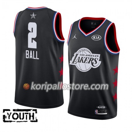 Los Angeles Lakers Lonzo Ball 2 2019 All Star Jordan Brand Musta Lasten Pelipaidat Swingman